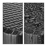 Relaxdays Bierzeltgarnitur klappbar “Bastian” Gartenmöbel Set Rattanoptik - 7