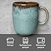 Villeroy & Boch Lave Glace Mug with Handle, Elegant Earthenware Mug for All Day, Turquoise, 13.5 oz, Dishwasher Safe