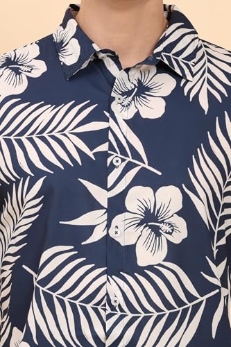 Image of Mens Printed Casual Shirts and Shorts Set Button Down Co-ord Set