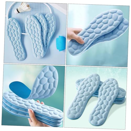 6 pares plantillas azules elásticas antideslizantes miniatura 6