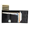 ESSENTIALBAG Smart Wallet mit Münzfach, bis 10 Karten - Kompaktes Karten Portemonnaie mit Magnetverschluss Herren, Damen - Slim Wallet veganes Leder, sofortiger Kartenzugriff - RFID (Carbon Stealth) #2