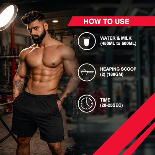 Image of Anabolic Mass Gainer, 4kg, Rabri Kulfi | High Protein Carbs, With Creatine, BCAA & Glutamine, Digestive Enzymes, For Muscle Gain & Fast Growth