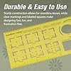Garden Tutor Square Planning Template - Easy, High-Yield Vegetable Garden Layouts for Square Grid Layout or Row Planting #3