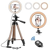 aros led mexico 【Rotación de 360 °y Conector USB 】Con el cabezal giratorio de 3 vías con agarre conveniente, puede elegir el mejor ángulo para sus actividades de fotografía y transmisión en vivo.La luz se puede conectar a cualquier dispositivo que tenga un puerto USB. Es ideal para su cargador, computadora portátil, computadora y banco de energía.