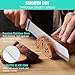 HAUSHOF Bread Knife with Sheath, 8-Inch Serrated Bread Knife for Homemade Bread, Premium Stainless Steel Bread Cutter with Gift Box for Mom Dad