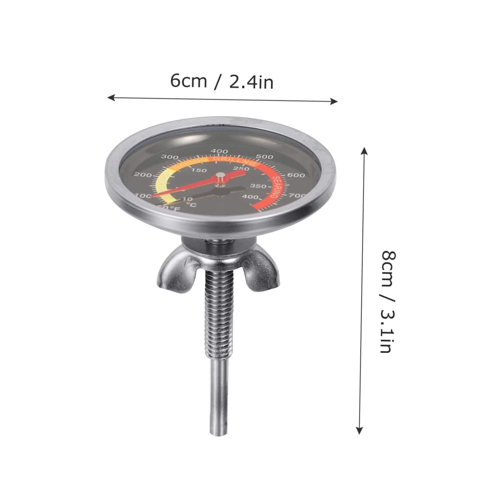 OKUMEYR Digital Cooking Thermometer for Grill BBQ Ovens Oil Kitchen Use 0-400? Range