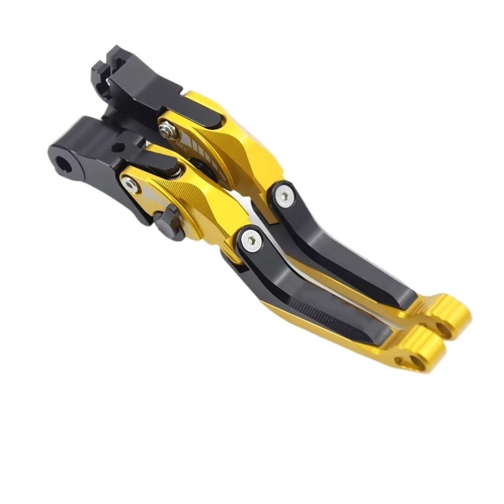 Linqianbhd Black Blue Motorcycle Brake Clutch For Cfmoto For 450Mt 2024 Folding Clutch Brake Levers Motorcycle Adjustable Clutch Lever Clutch Brake Anti-Fall Folding(Black Blue)