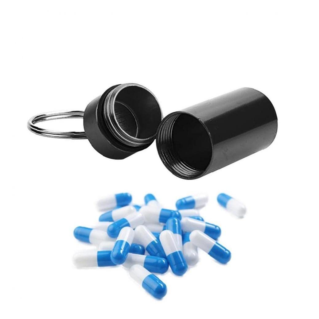 MRKU Botiquín de Primeros Auxilios Familiar, portátil, de aleación de Aluminio, Mini, para Exteriores, 1 Unidad