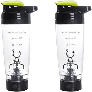UPKOCH Electric Whisk 2pcs mixing cups for protein shakes electric stirrer protein powder shaker bottle electric shaker bottle cup blender portable shakes tornado mix bottle shaker mixer