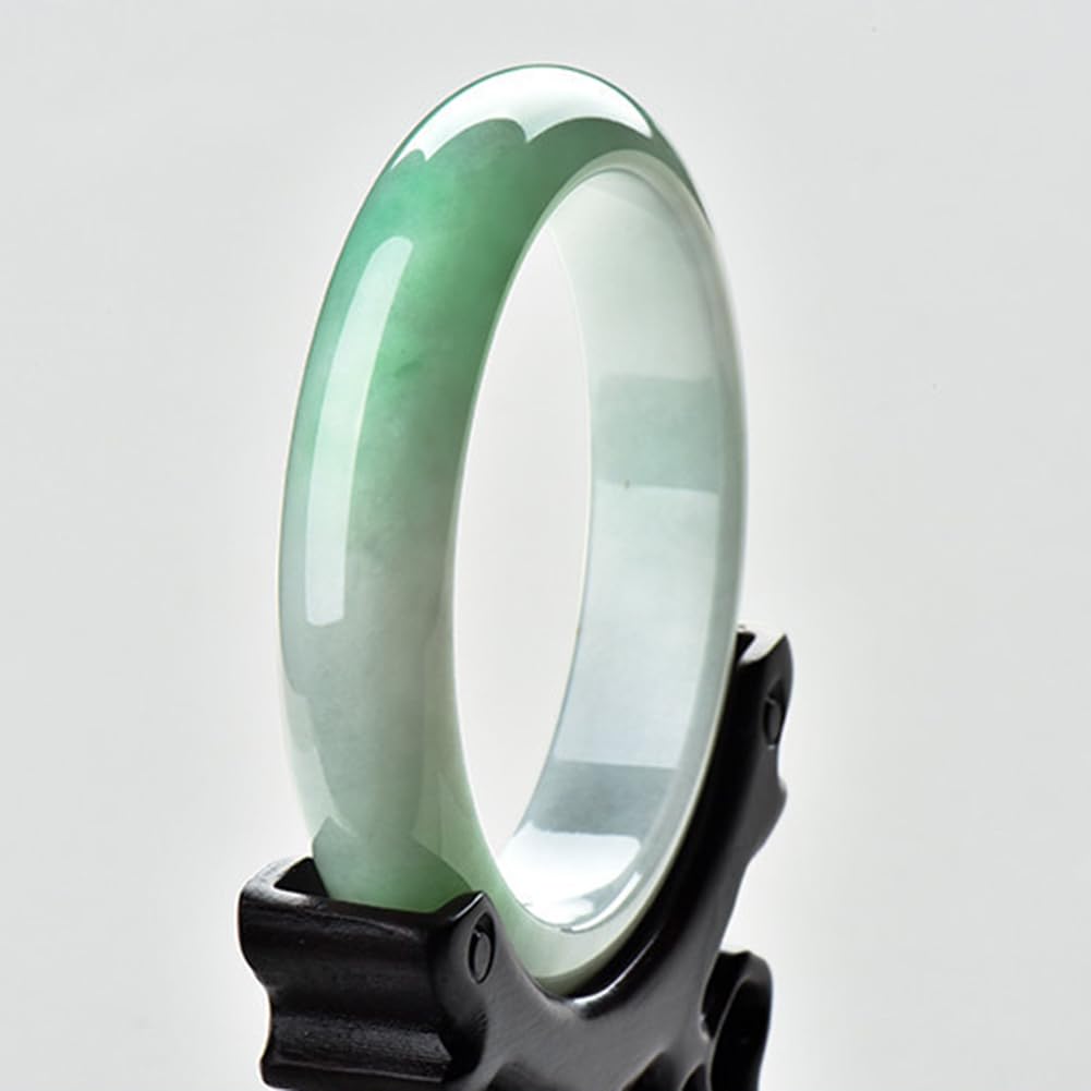 Bracciale in giadeite verde da donna, braccialetti con perline verde smeraldo di giada autentica per braccialetto con pietre preziose naturali madre moglie figlia