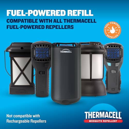 Image of Thermacell Mosquito Repellent Refills; Provide 120 Hours of Protection; Contain 30 Repellent Mats, 10 Fuel Cartridges; Compatible with Any Fuel-Powered Mosquito Repeller Product