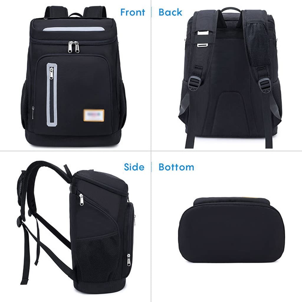 Bolsa Termica Oficina Mochila de Almuerzo Grande for Hombres Mujeres aislados la Mochila Bolsa Asas del con Soporte Botella Caja Contenedor Loncheras De Trabajo(A)