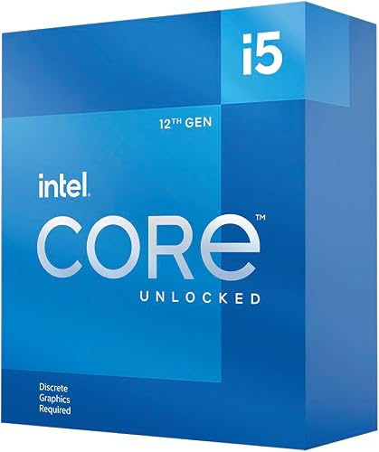Intel® Core™ i5-12600KF Desktop Processor 10 (6P+4E) Cores up to 4.9 GHz Unlocked LGA1700 600 Series Chipset 125W - 3
