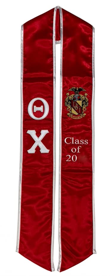 Theta Chi Graduation Sash Stole