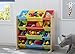 Delta Children Kids Toy Storage Organizer with 12 Plastic Bins - Greenguard Gold Certified, Natural/Primary
