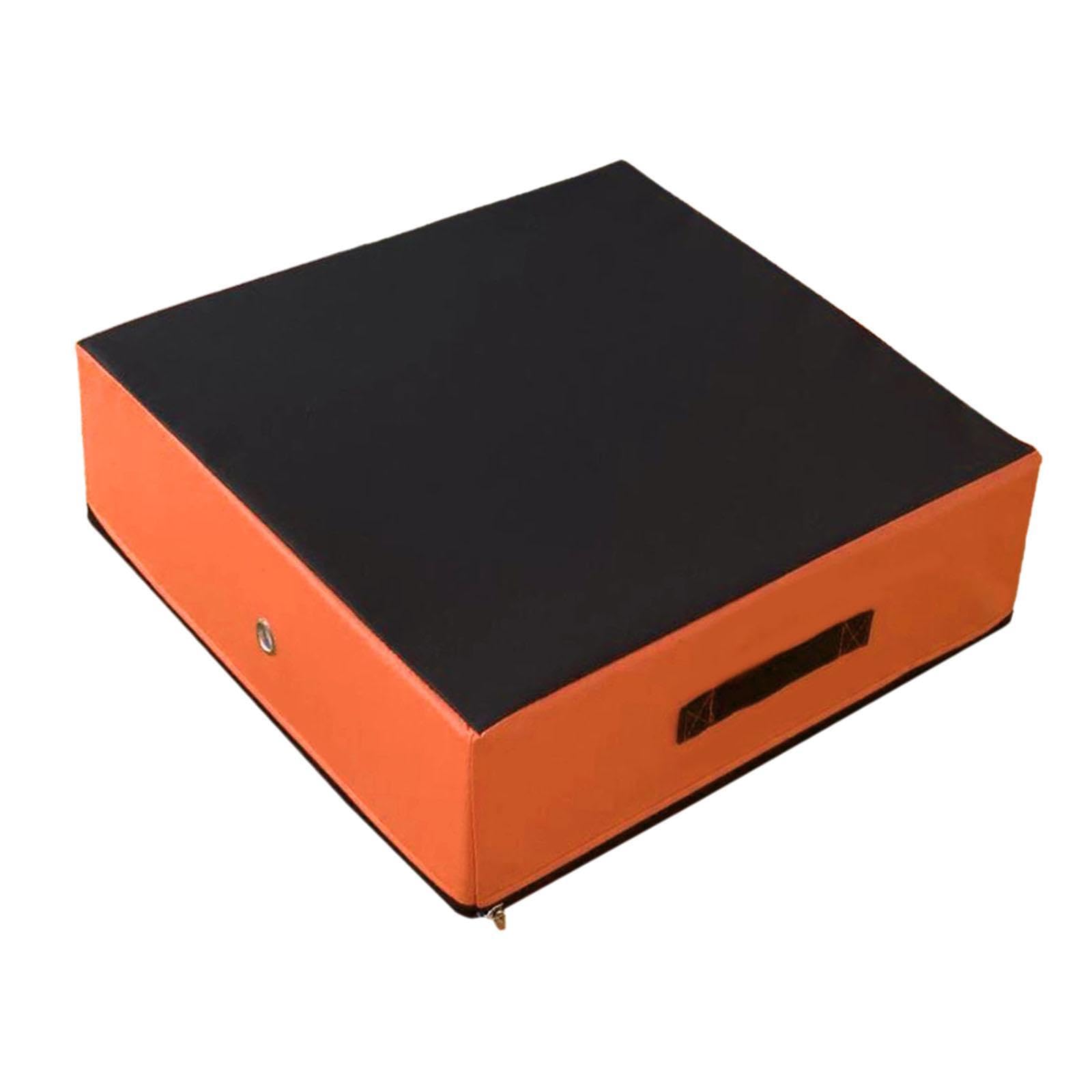 Colchoneta de Aterrizaje para Levantamiento de Pesas, Ideal para Halterofilia Y Barras. Accesorios Deportivos para Equipos de Protección, Naranja, Individual