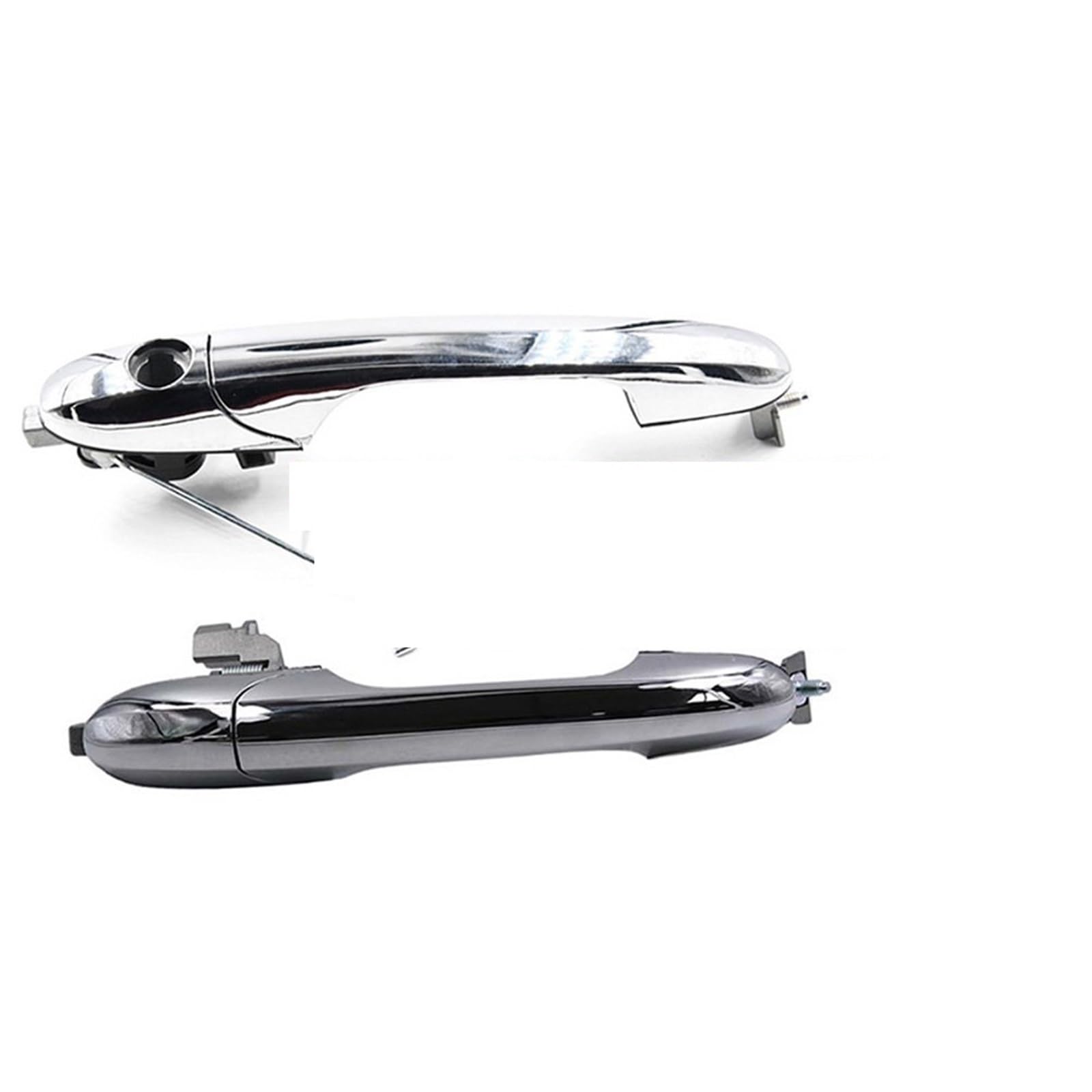 Hguvsjd Lhd Left And Right Car Exterior Door Handles For Alfa For Romeo 147 2000-2010 Outer Door Handle With Chrome Lhd 735592014 735592024 Rhd 735592026 735592012(Lhd Left And Right)