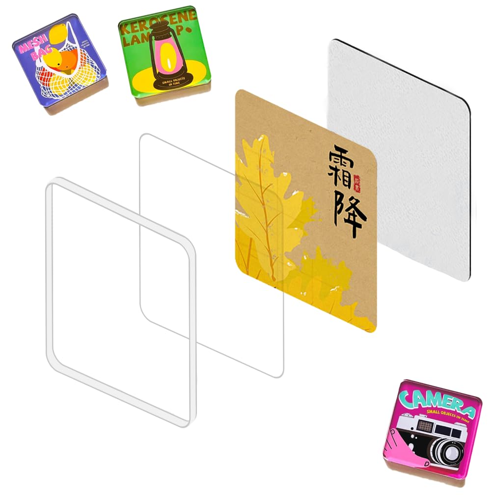 Amazon.co.jp: Neueins アクリル冷蔵庫マグネット DIY 手作り 強力