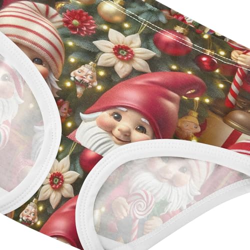 Cotton Girls Underwear Toddlers Cute Christmas Gnomes Girl Panties Cute Print Kids Undies Briefs 2t4