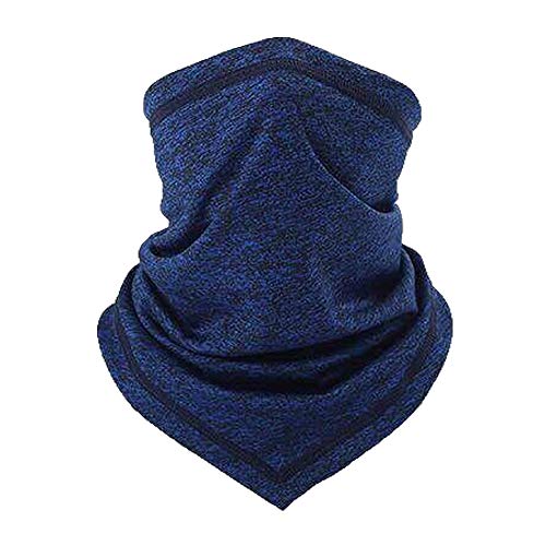 Summer Face Scarf Neck Gaiter Neck Cover Breathable Sun for Fishing Hiking Camping Outdoors Sports Dark Blue