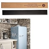 Hamletoff Black Magnetic Knife Holder for Fridge – 16 Inch Professional Double...