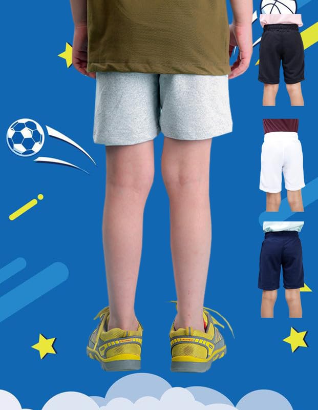 Image of Nusyl Solid & Printed Cotton Blend Shorts for Boys | Comfortable Casual Shorts | Soft Breathable Fabric with Elastic Waistband | Relaxed Fit | 2-16 Years | Multiple Colors