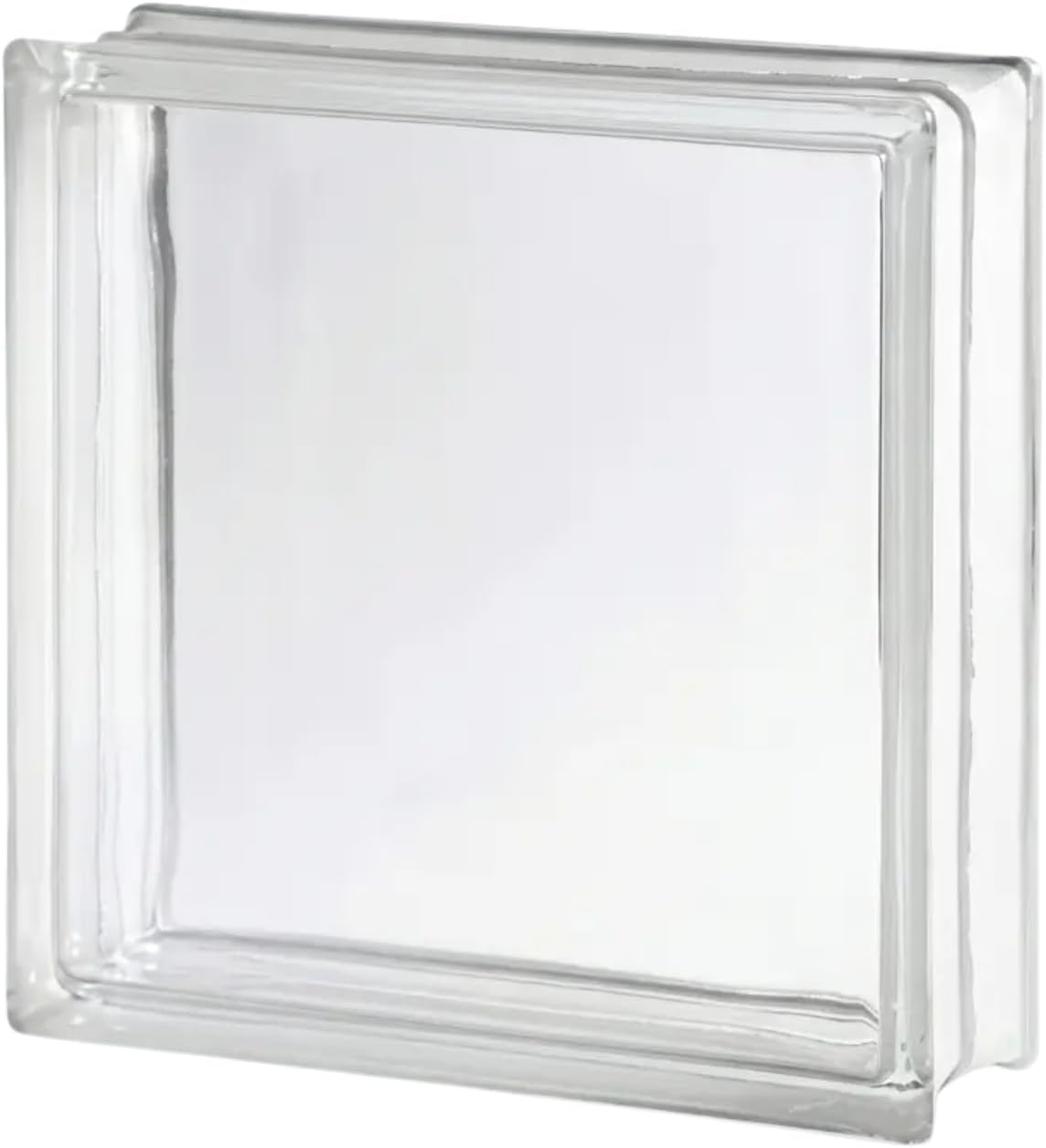 Seves Glass Block | 12 x 12 x 4 Clarity Glass Block | Durable Square Design for Home & Commercial Use | Easy Install & Maintenance | Enhances Security & Privacy in High-Traffic Areas