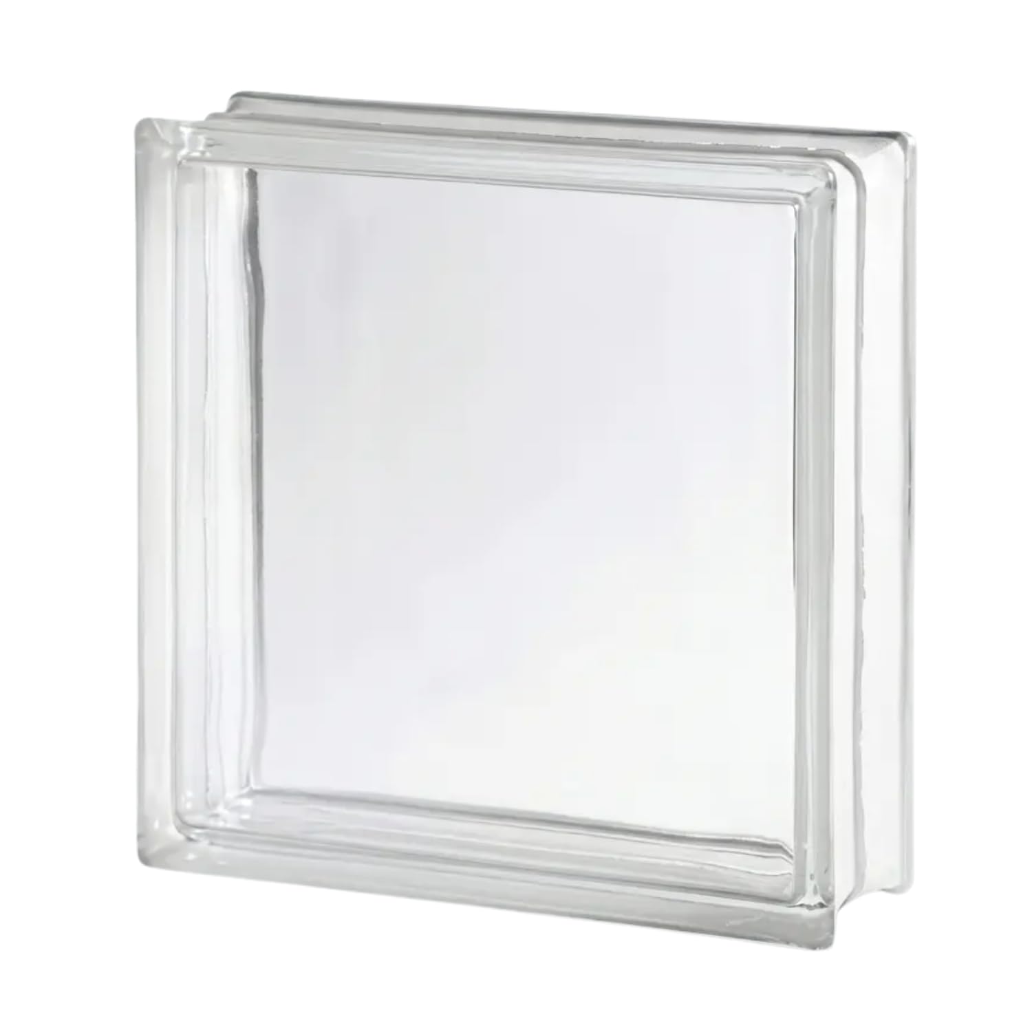 Seves Glass Block | 12 x 12 x 4 Clarity Glass Block | Durable Square Design for Home & Commercial Use | Easy Install & Maintenance | Enhances Security & Privacy in High-Traffic Areas