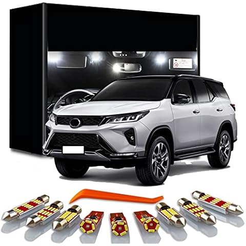 Teptdirio Car LED Interior Light Kit,Fit for Toyota Fortuner MK1 MK2 2005-2021 car Accessories Cover