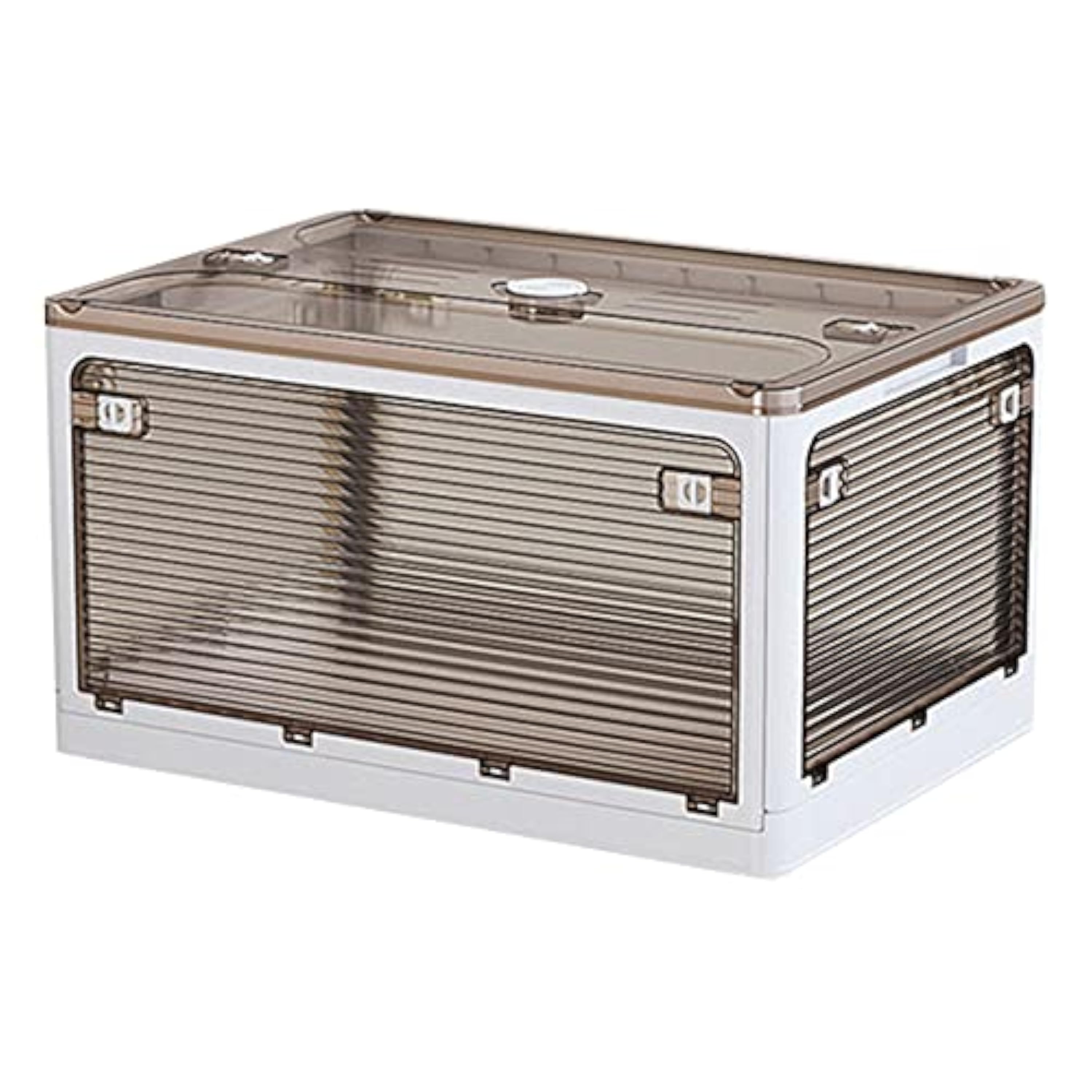 JOYBOS, Caja de almacenamiento plegable 116 l, multifuncional color blanco