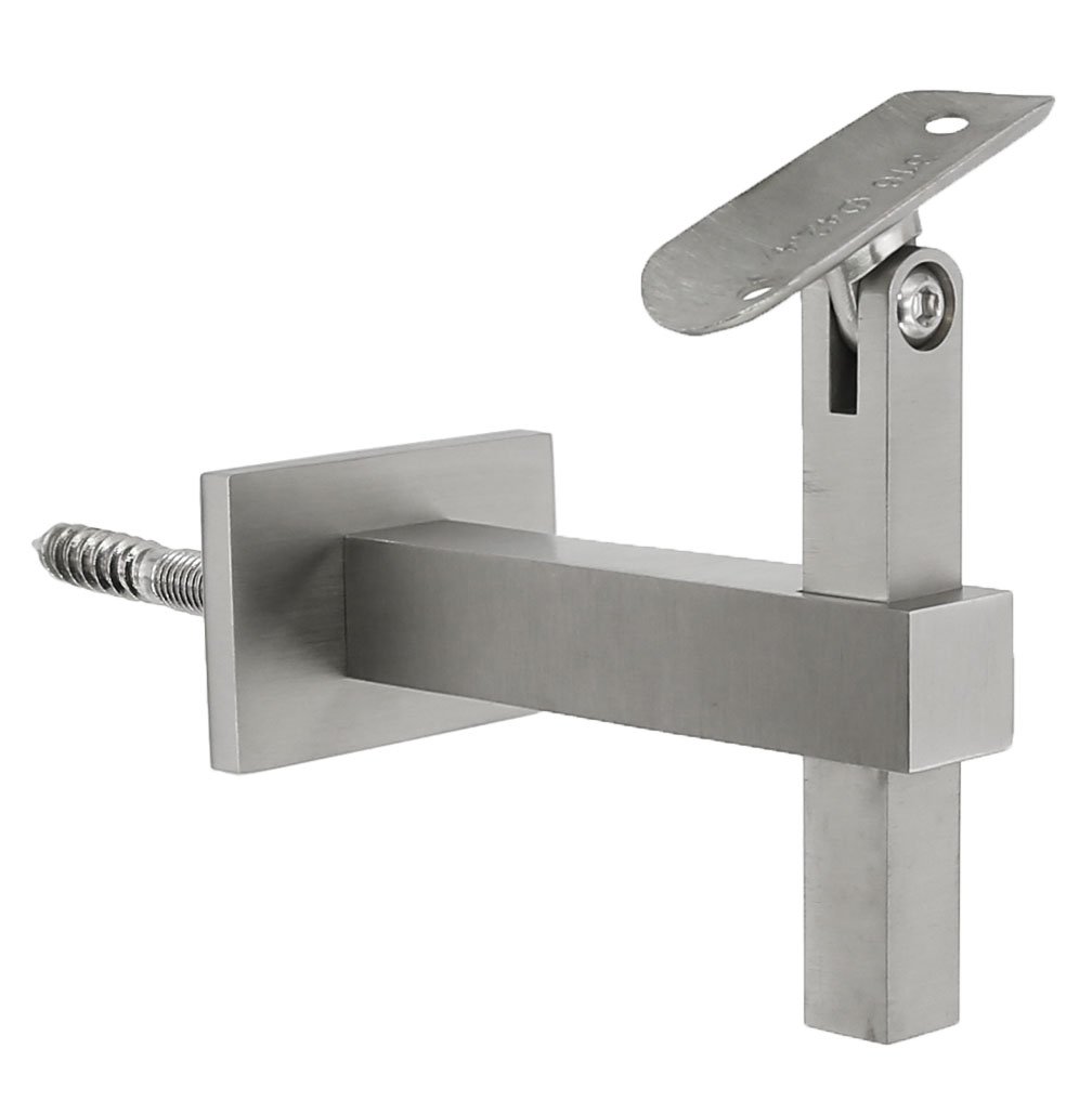 手すり部材｜階段材・手すり部材｜WOODONE ステンレススチール316 [ Marineグレード]壁マウント手すりブラケット階段の手すりの木製&amp;金属サポート、フラットサー