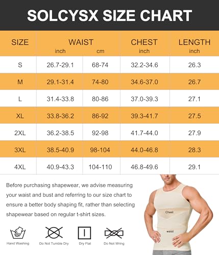 Image of Compression Shirt for Men Slimming Undershirt Body Shaper Tank top for gynomastica Sleeveless Shapewear Vest Men