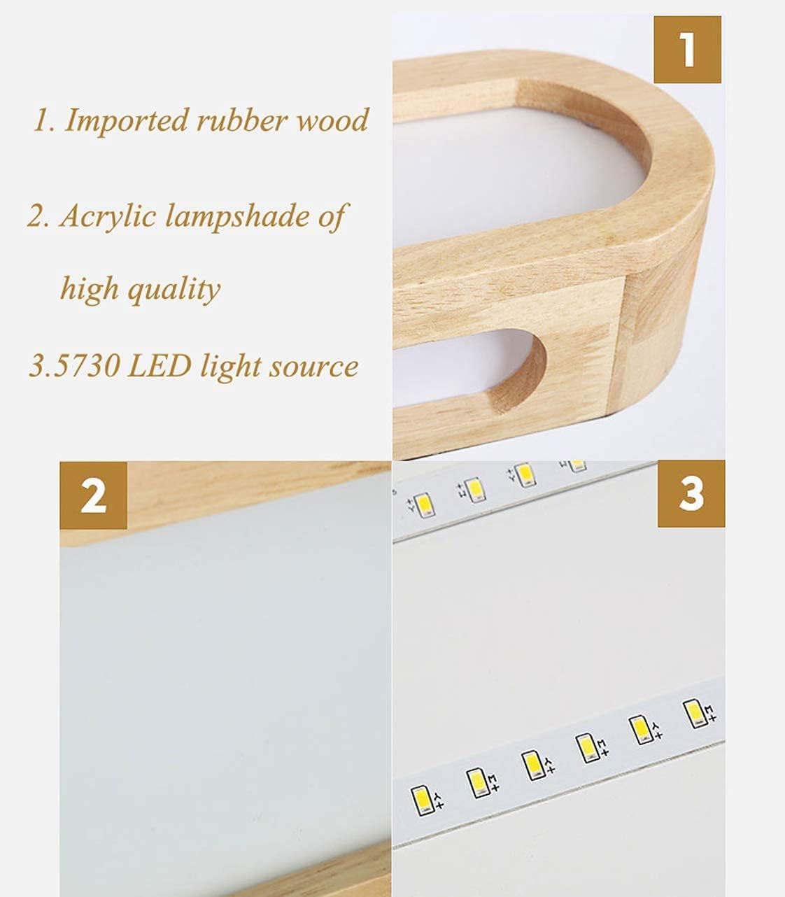 Generico Lampada da parete a LED Compatible with specchio bagno, dimmerabile, solida, a, Compatible with camera letto, comodino, studio, soggiorno, balcone, scala,lampadario