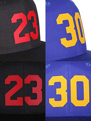 Classic Flat Bill Visor Snapback Hat miniatura 4