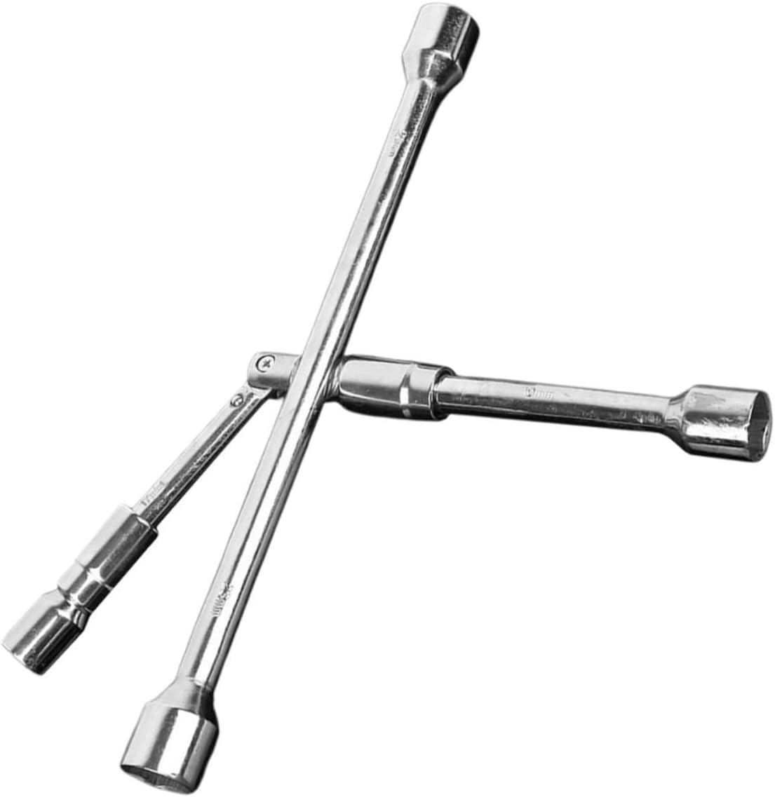 Folding Lug Wrench Durable Way Car Tire Remover Tool Compact Design for and Storage for Long Term Use Suitable for Various