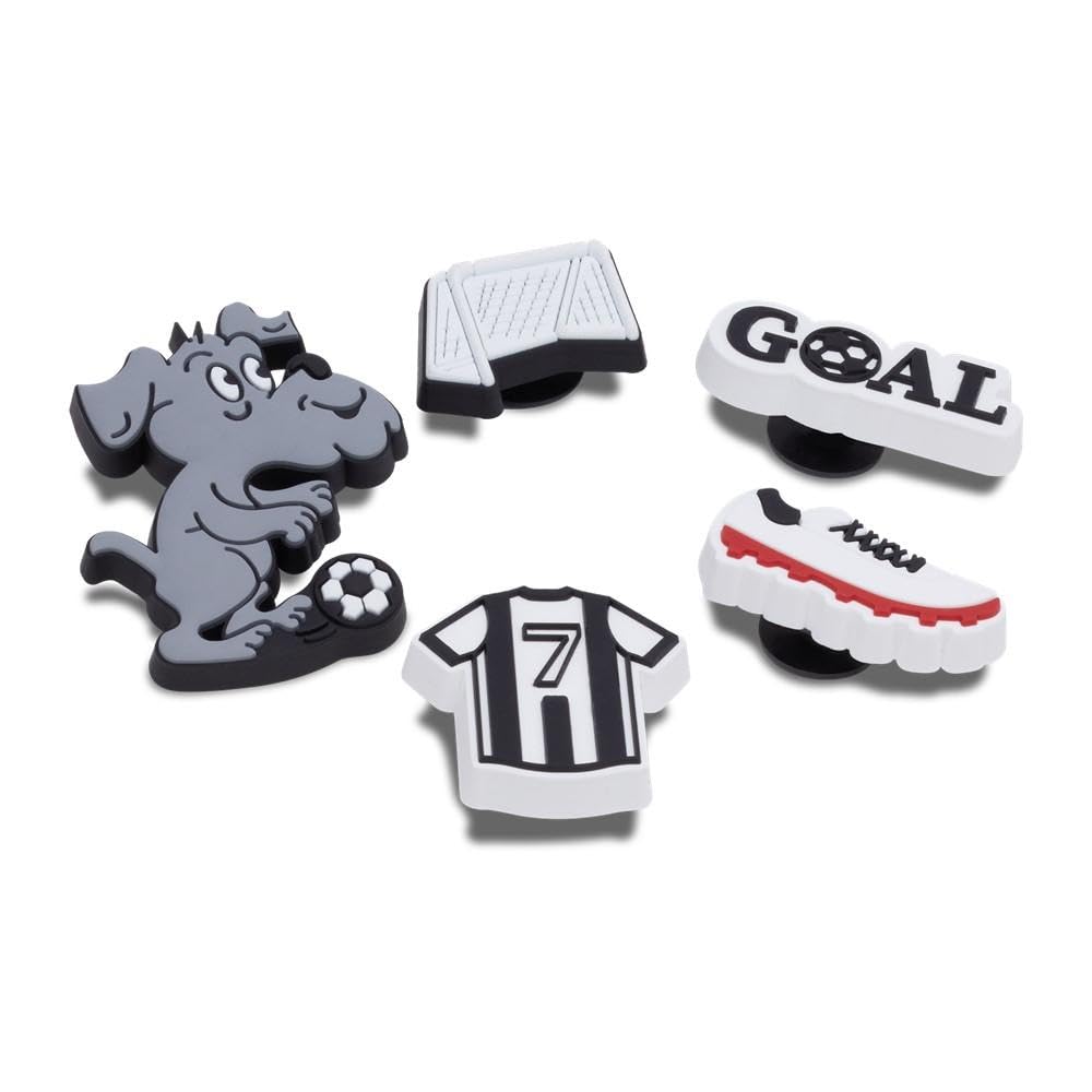 Crocs Jibbitz Charms, bramka piłkarska, 5 szt