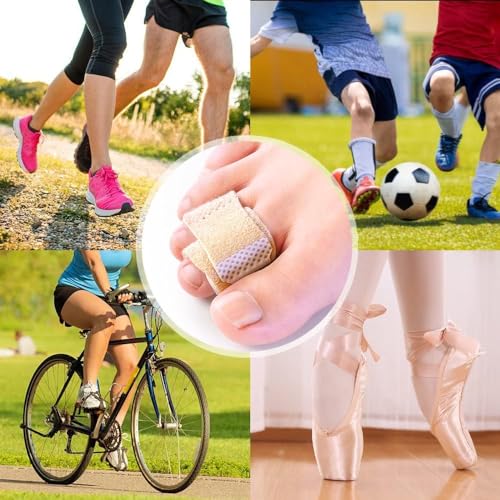 Image of Bunion Corrector Silicone Toe Separators For Fast Pain Relief - Orthopedic Bunion Spacers Spreader Free Size (Toe Strip)