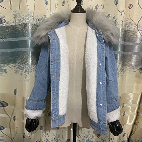 Manteau en coton cachemire rose taille XXL et veste en jean d'hiver