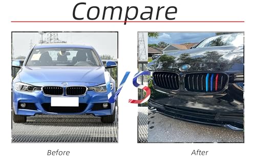 Image of Grille color stripes Compatible with bmw F30 F31 3 Series 320i 328i 330i 335i 340i 8-Beams