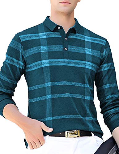 Image of Noble Monk Men's Polo Neck Full Sleeves T-Shirt | Causal Tshirt for Men