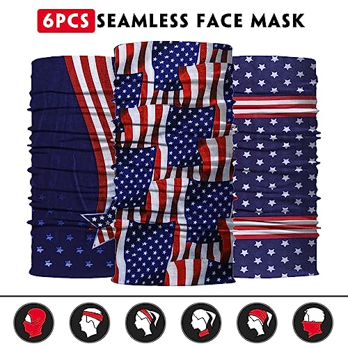 Image of Venswell Neck Gaiter Face Mask Men Women,Seamless Bandana Rave Face Cover Scarf Mask,Balaclava,Headband, Head Wrap,Headwear