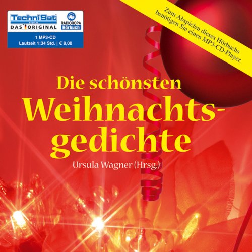 Preisvergleich Produktbild Die schönsten Weihnachtsgedichte (1 MP3 CD)