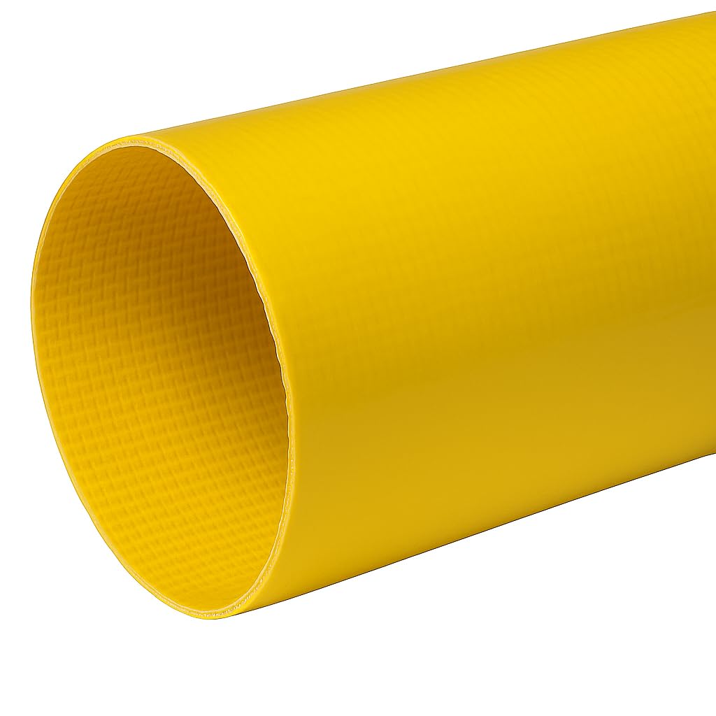 80 Metre (262.5ft) x 63mm (2½") Layflat Discharge Pond Hose Pipe Lay Flat Submersible Pump Water Pump Yellow
