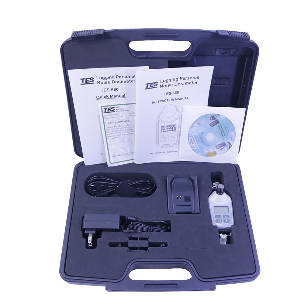 TES-660 Micro Noise Dosimeter(Badge Type) Personal Sound Exposure Meters Sound Level Meter