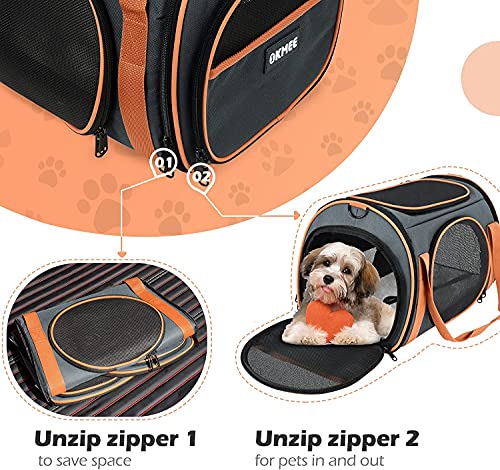 OKMEE Cat Carrier TSA Airline Approved with Ventilation for Small Medium Cats Dogs Puppies, Dog Carrier with Big Space… - Image 7