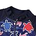 Boys Long Sleeve Zip Sunsuit UPF 50+ Sun Protection Quick-Dry Swimsuit NavyTurtle, 1-2 Years