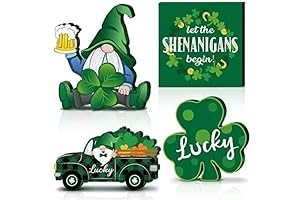 Celebrate Your Paddy's Day Decor with St. Patrick's Day Tabletop Signs