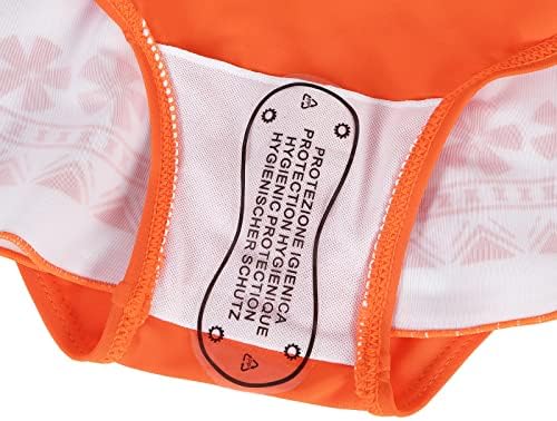 WonderBabe Moana Swimming Costume for Girls Two Piece Swimsuit Kids Ruffle Tankini Top with Skirt Swimwear Set Beach Wear