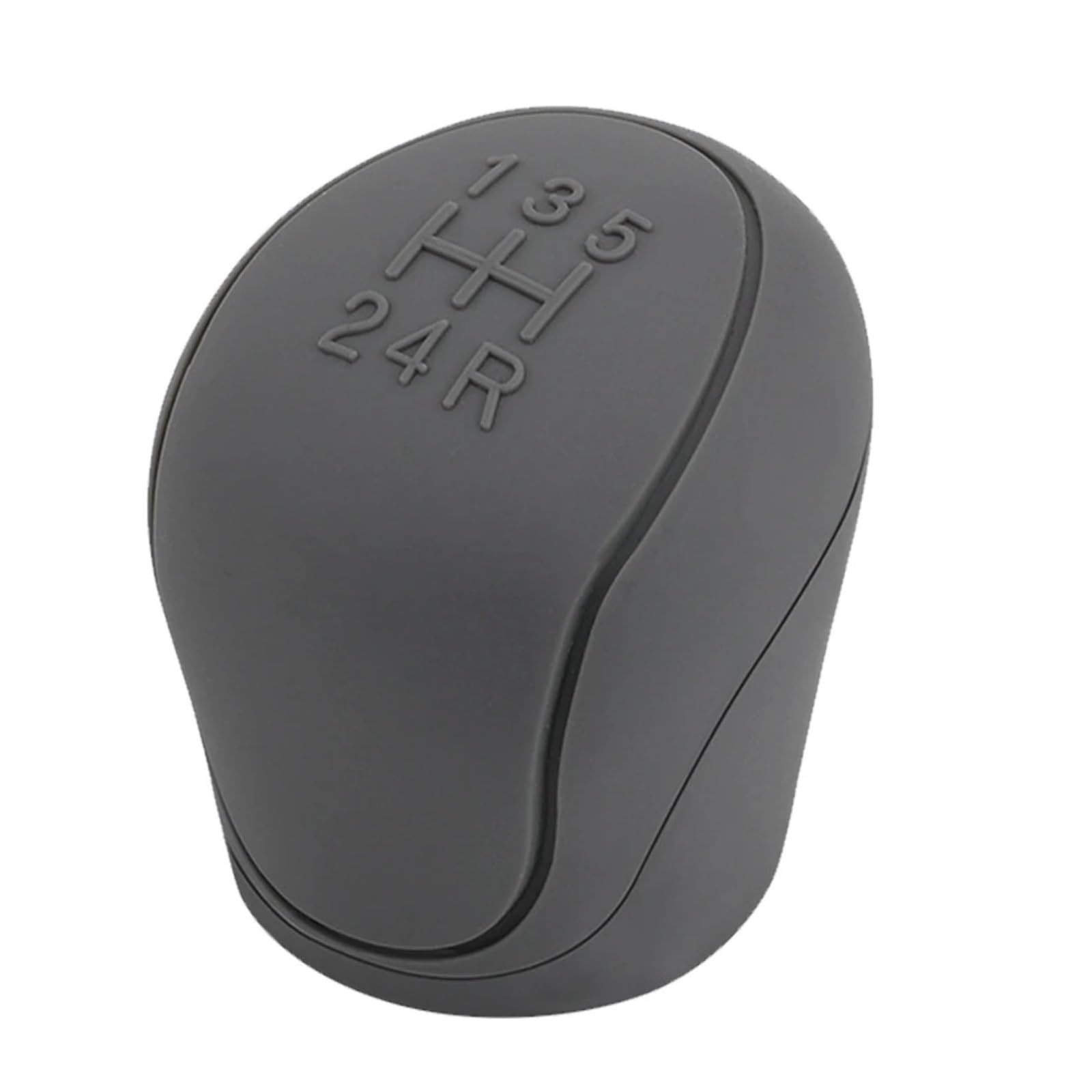 Dwtnmex Grey Gear Shift Knob For Mitsubishi For Outlander Ex For Asx For Pajero For Lancer For Evolution Silicone Car Gear Head Shift Knob Cover(Grey)