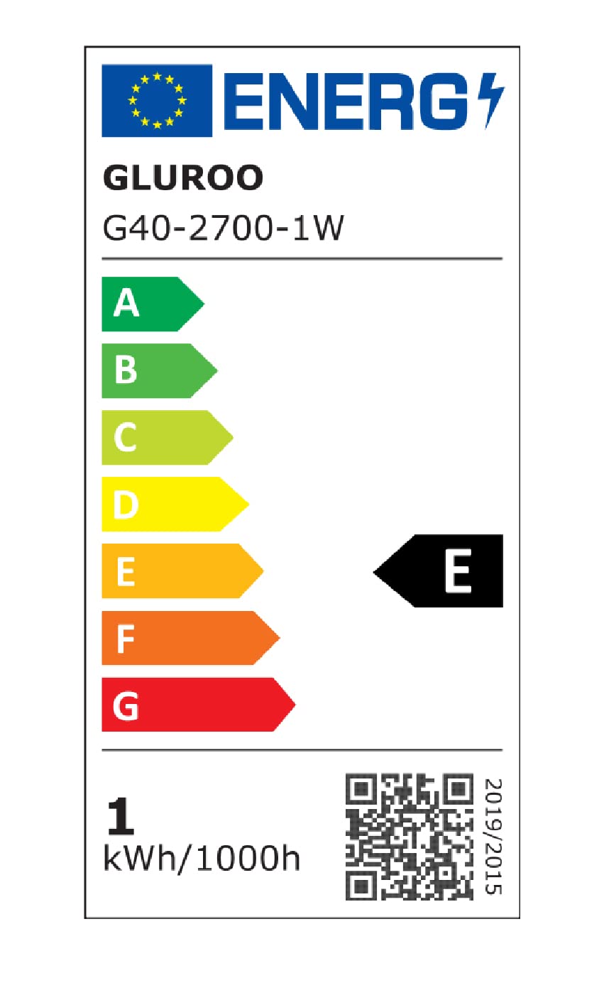GLUROO Catena Luminosa Esterno 45M, Luci da Esterno Giardino G40 con 75+2 LED Lampadine Infrangibili, Bianco Caldo,Impermeabile Catena Luci Esterno per Terrazzo Bistrot